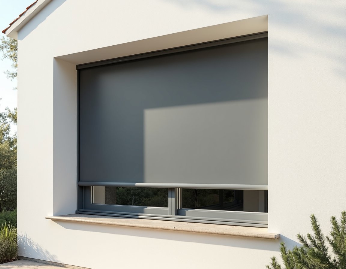 Persiana in alluminio grigio antracite